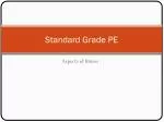 Standard Grade PE - slide 1