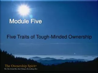 Module Five