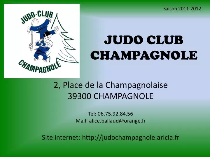 judo club champagnole