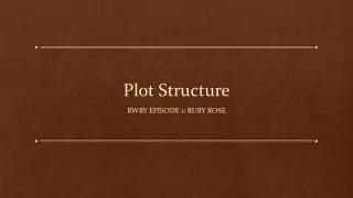 Plot Structure