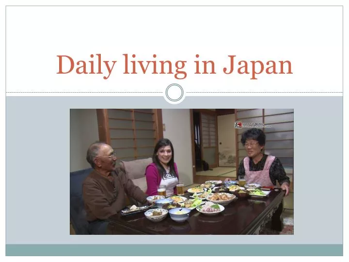 daily living in japan