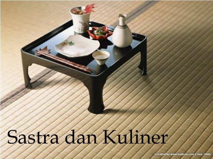 sastra dan kuliner