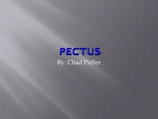 Pectus