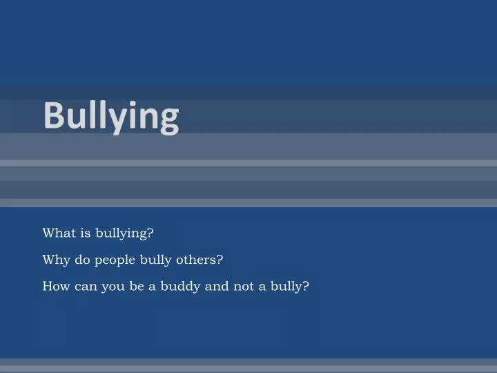 bullying