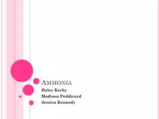 ammonia