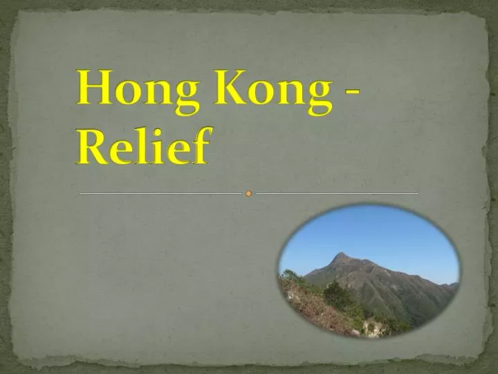 hong kong relief