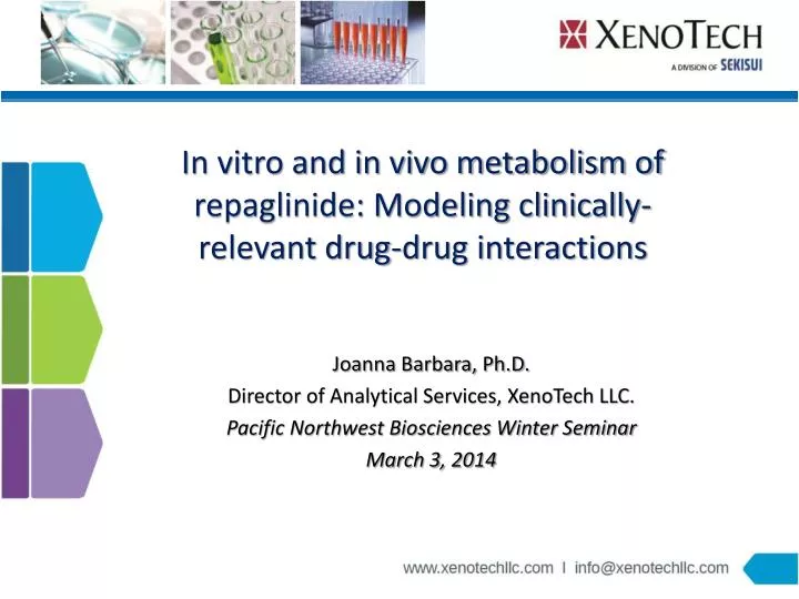 in vitro and in vivo metabolism of repaglinide modeling clinically relevant drug drug interactions