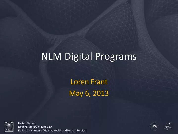 nlm digital programs