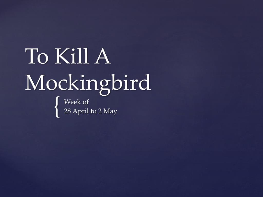 PPT - To Kill A Mockingbird PowerPoint Presentation, free download - ID ...