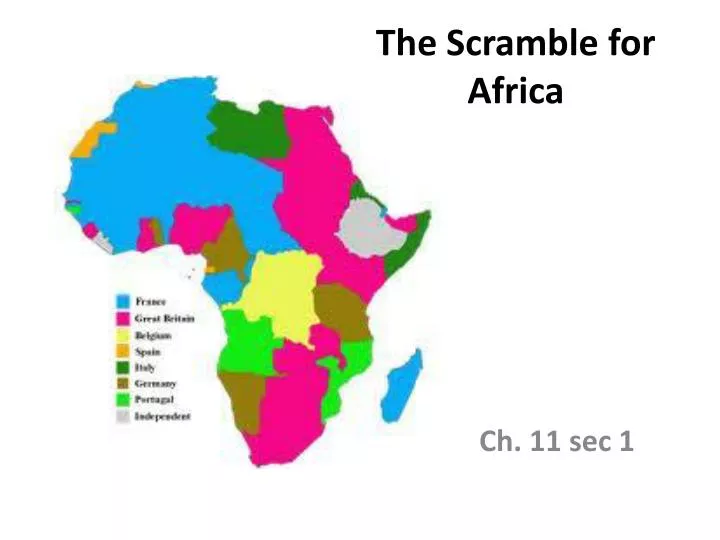 the scramble for africa