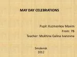 May Day celebrations