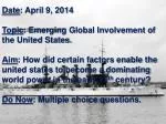 Foreign Policy Review - slide 1