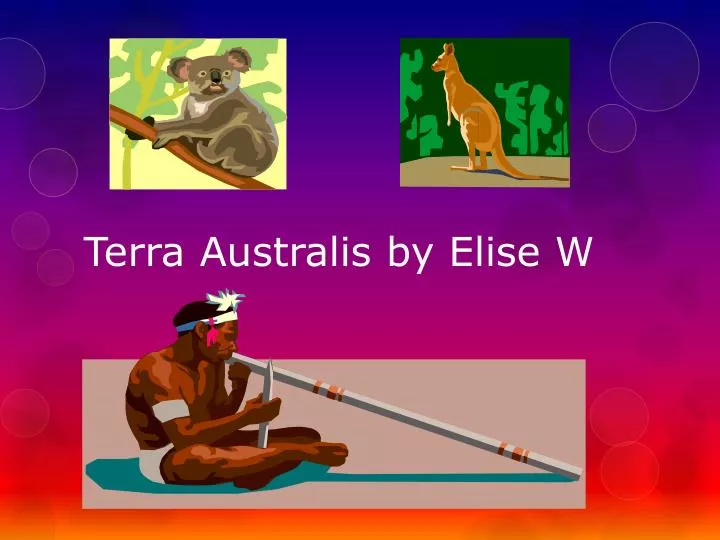 terra australis by elise w