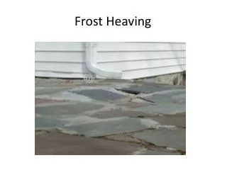 Frost Heaving