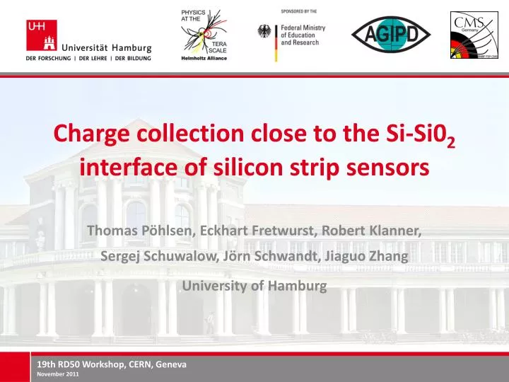 charge collection close to the si si0 2 interface of silicon strip sensors