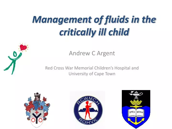 management of fluids in the critically ill child