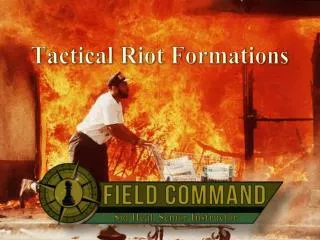 tactical riot formations