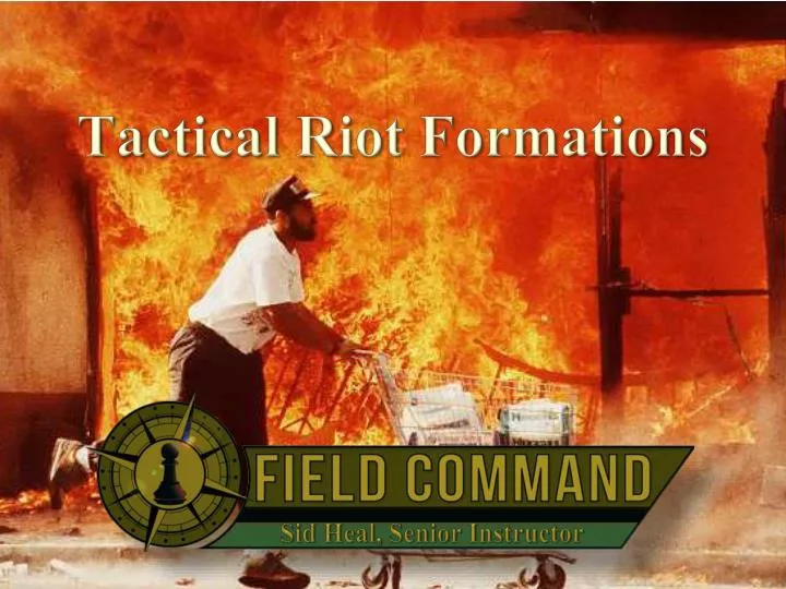 tactical riot formations