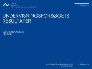undervisningsfors gets resultater