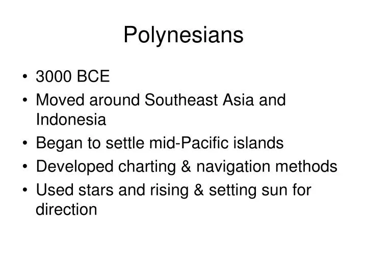 polynesians