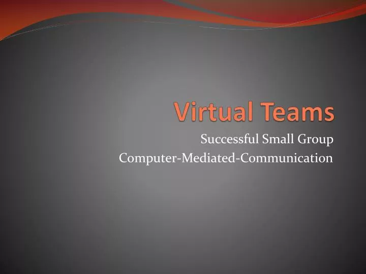 virtual teams