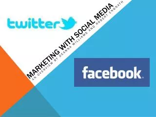 Marketing with social media