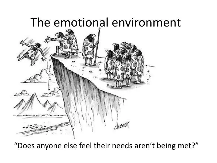 the emotional environment