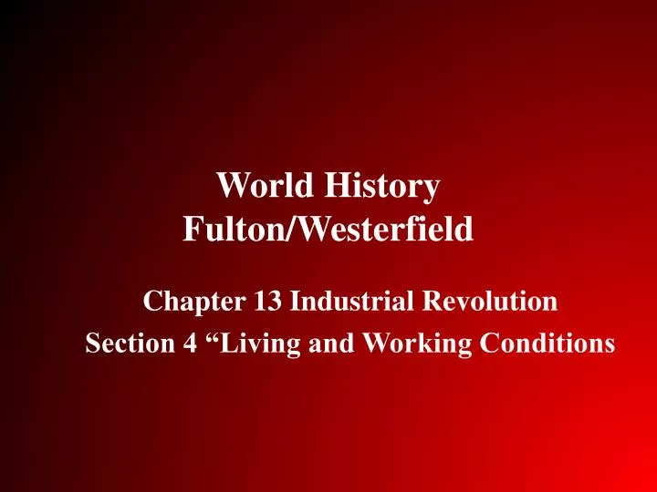 world history fulton westerfield