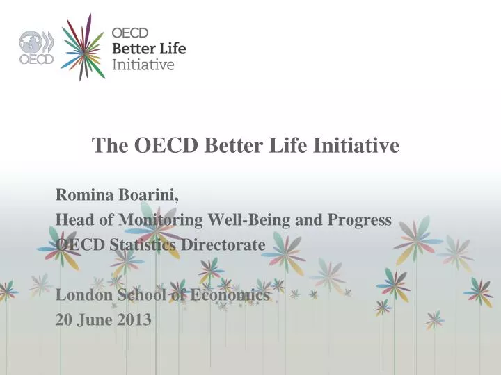 the oecd better life initiative