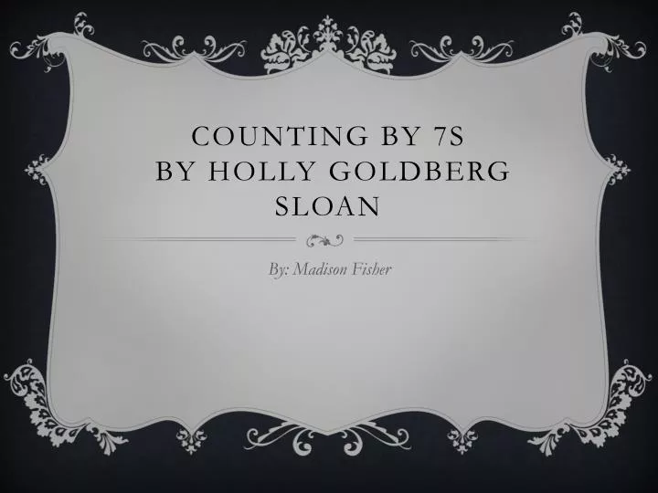 counting by 7s by holly goldberg sloan