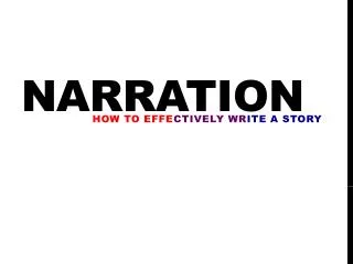 NARRATION