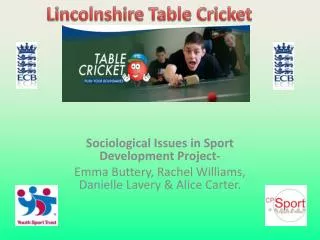 Sociological Issues in Sport Development Project-