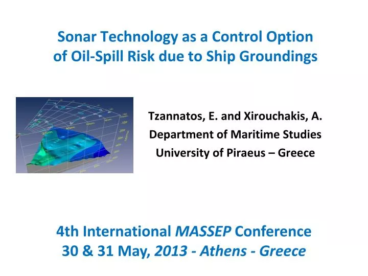 sonar technology as a control option of oil spill risk due to ship groundings