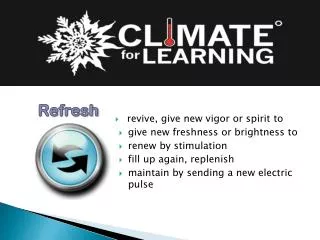 revive, give new vigor or spirit to give new freshness or brightness to renew by stimulation