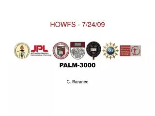 HOWFS - 7/24/09