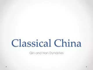 Classical China