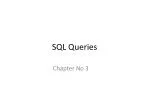 SQL Queries - slide 1