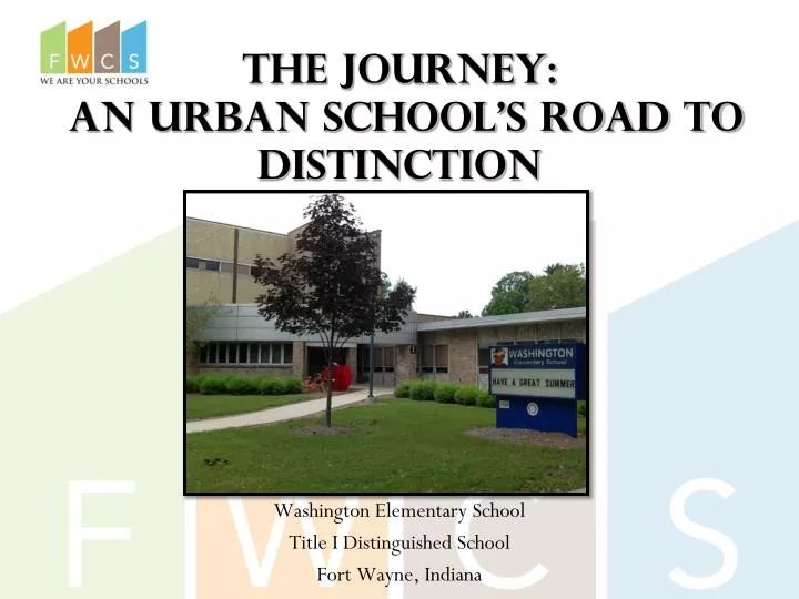 the journey an urban school s road to distinction