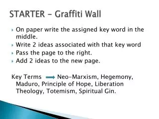 STARTER - Graffiti Wall