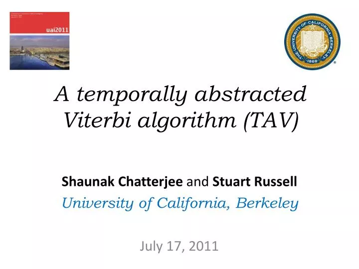 a temporally abstracted viterbi algorithm tav