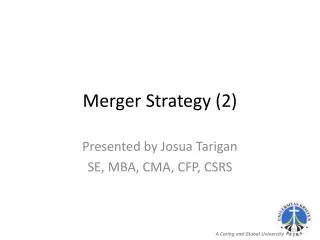 Merger Strategy (2)