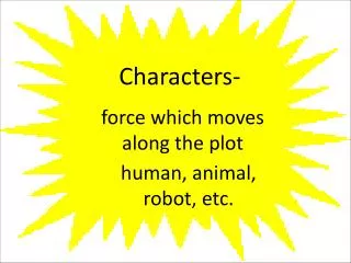 Characters-