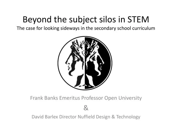 beyond the subject silos in stem the case for looking sideways in the secondary school curriculum