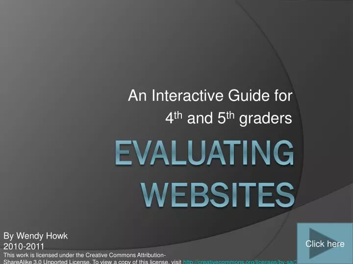 an interactive guide for 4 th and 5 th graders