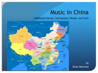 Music in China