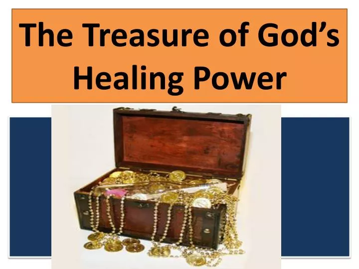 the treasure of god s healing power
