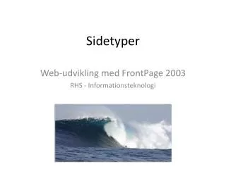 sidetyper