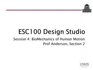 ESC100 Design Studio