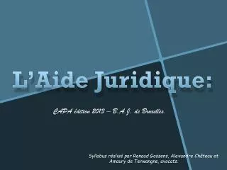 capa dition 2013 b a j de bruxelles