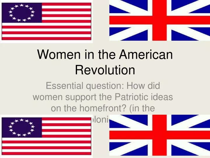 women in the american revolution